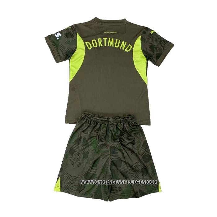 Camiseta Primera Borussia Dortmund Portero Nino 24-25